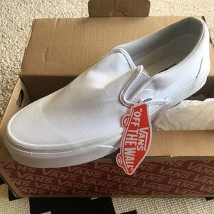 Brand New Slip On White Vans